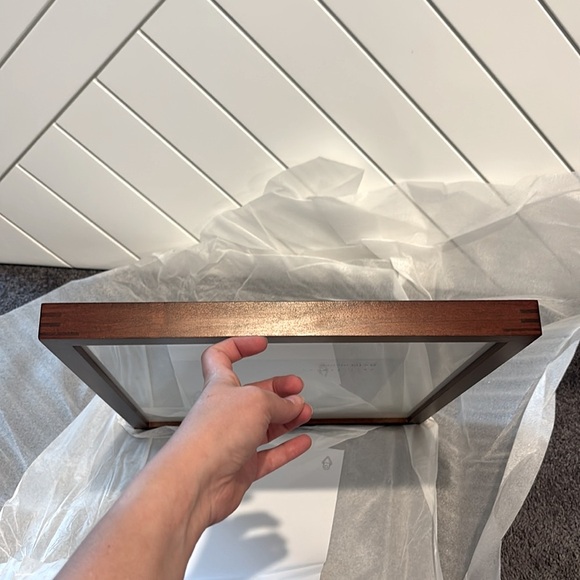 Pottery Barn Wood Gallery Oversized Mat Frame 8x10 in Espresso Brown New In Box! - Picture 14 of 14